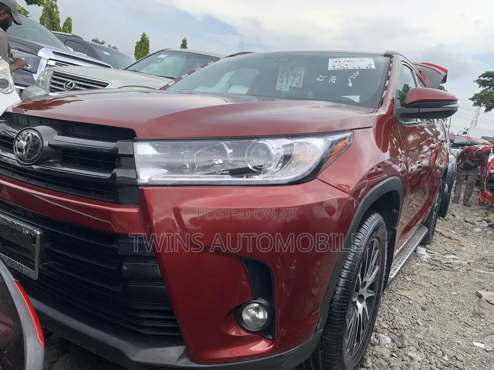 Toyota Highlander Limited 2019 Red