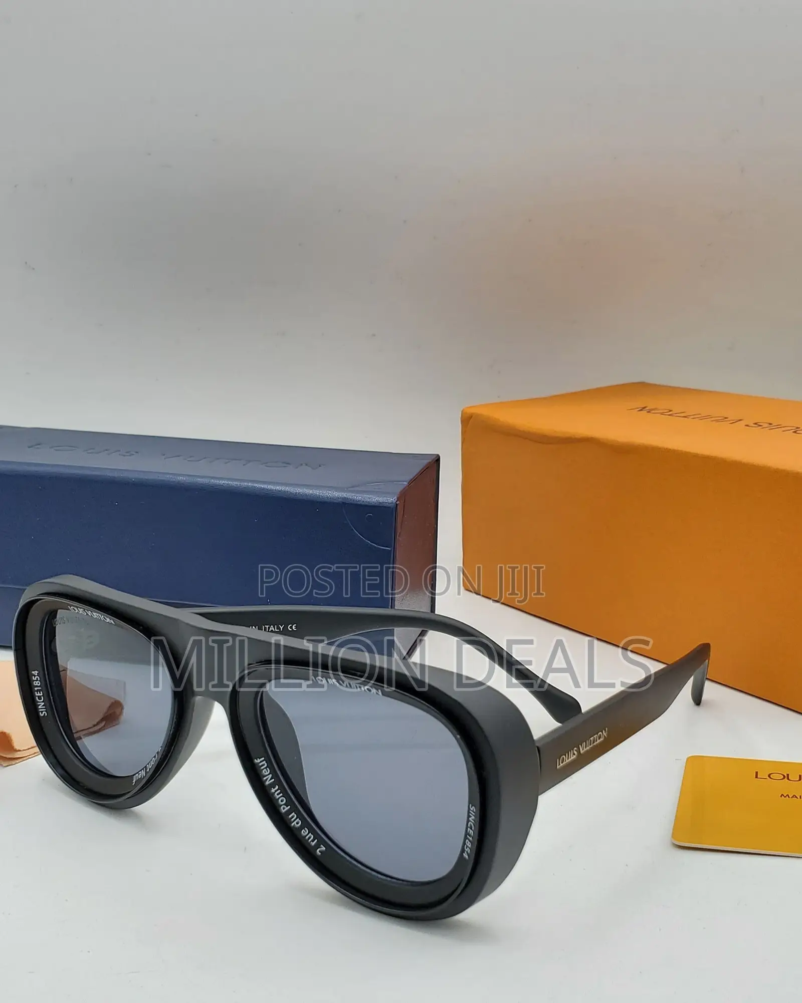 Stylish Black Trendy 2025 Lv Men's Sunglasses