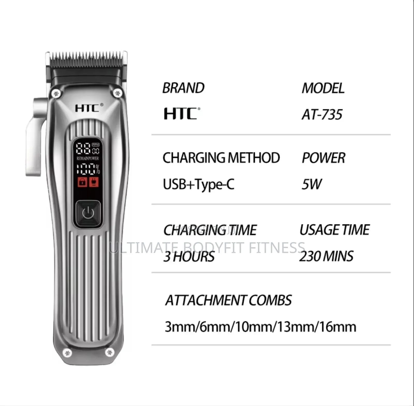 Brand New HTC at-735 Hair Clipper