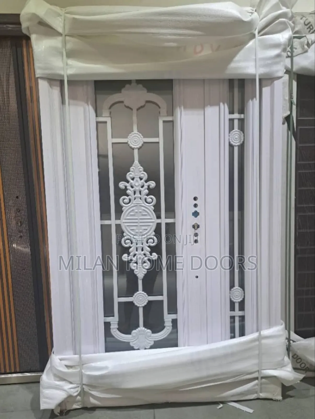 4ft By 7ft French Glass Door White