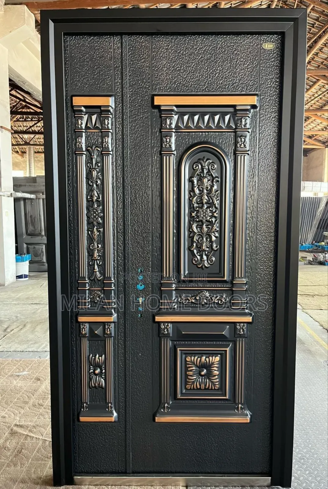 4ft By 8ft Extra Height Italian Copper Security Door