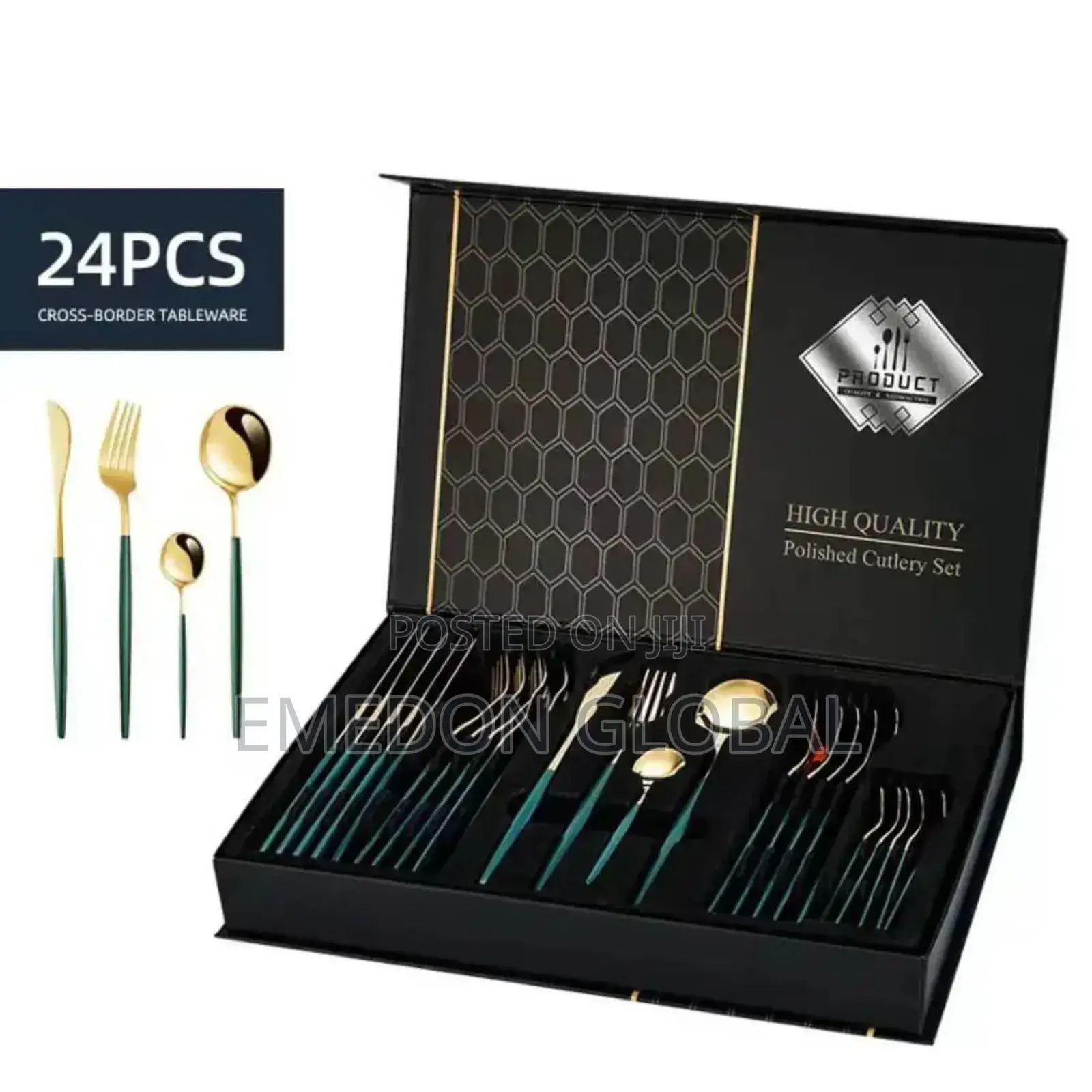 24pcs Box Cutlery