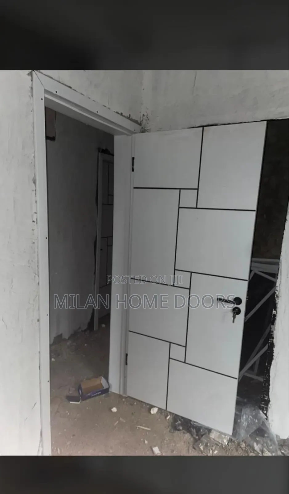 50mm Hdf White Wooden Door 840/750m