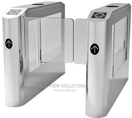 Customer Guidance Swing Barrier Gate IR Sensor Alarm
