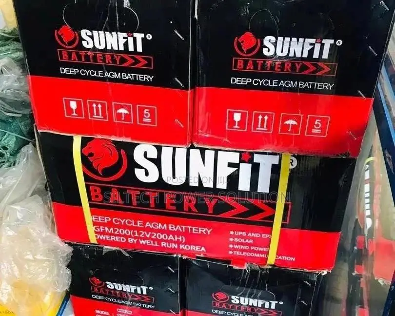 12v200ah Sunfit Deep Cycle Lead Acid Battery