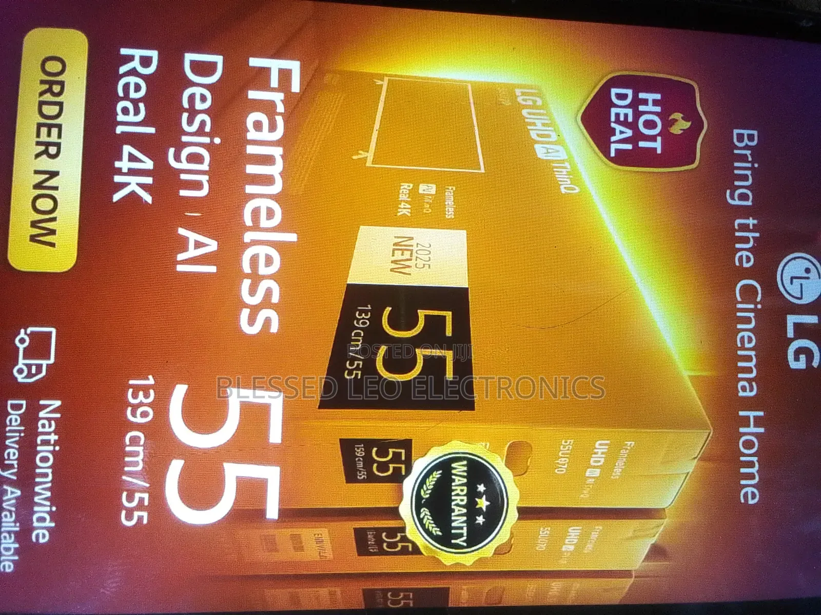 Lg 55 Inches Smart Tv With Voice Activated Narrator