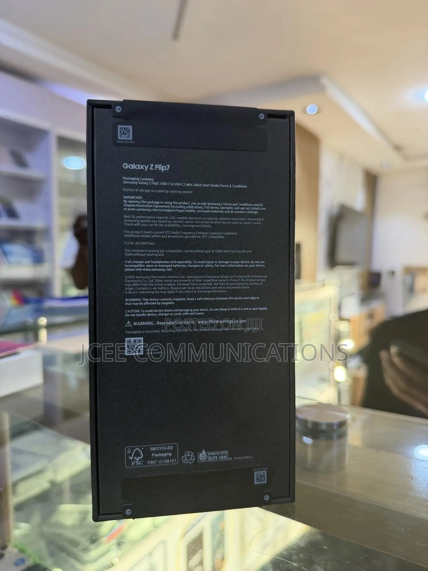 New Samsung Galaxy Z Flip7 256 GB Blue