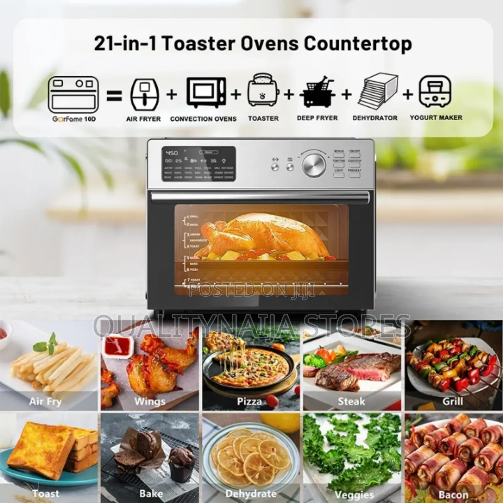 30l Air Fryer With Dehydrator