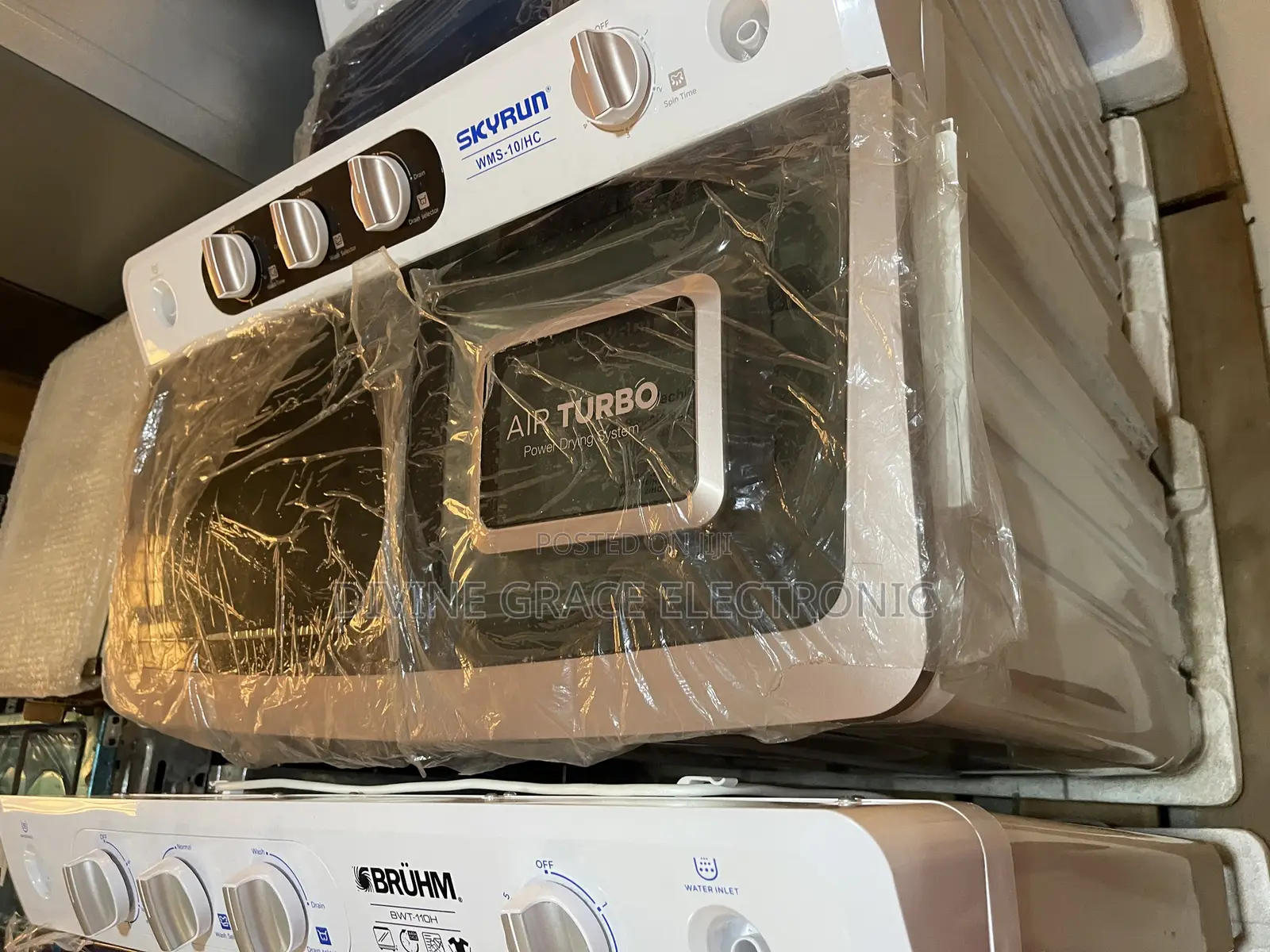 10kg Skyrun Twin Tub Washing Machine