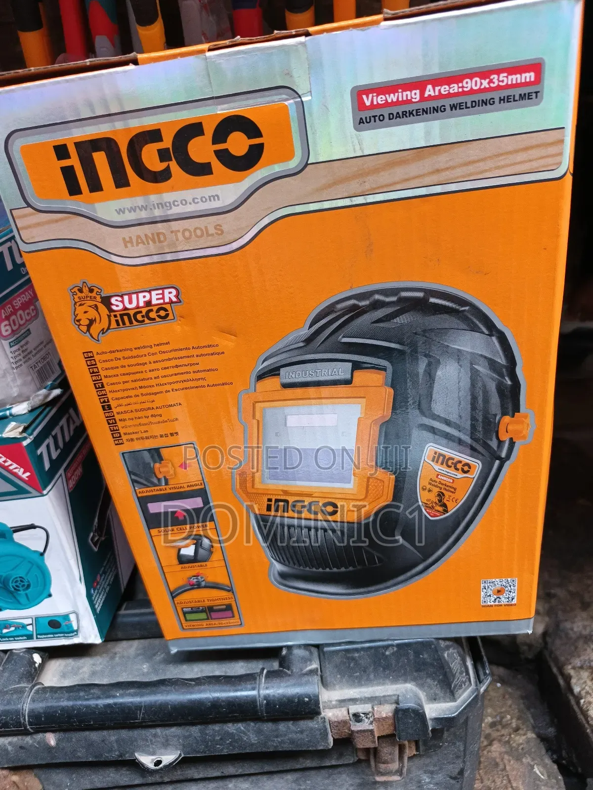 Ingco Auto-darkening Welding Helmet, A
