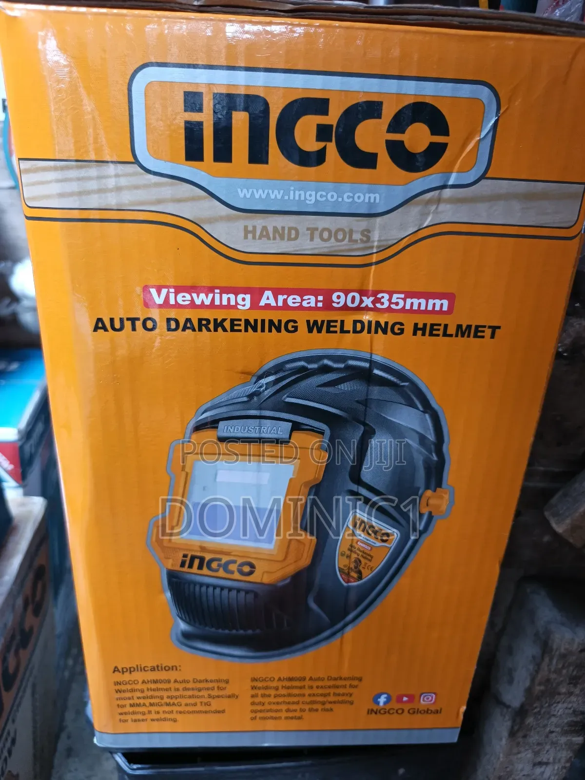 Ingco Auto-darkening Welding Helmet, A