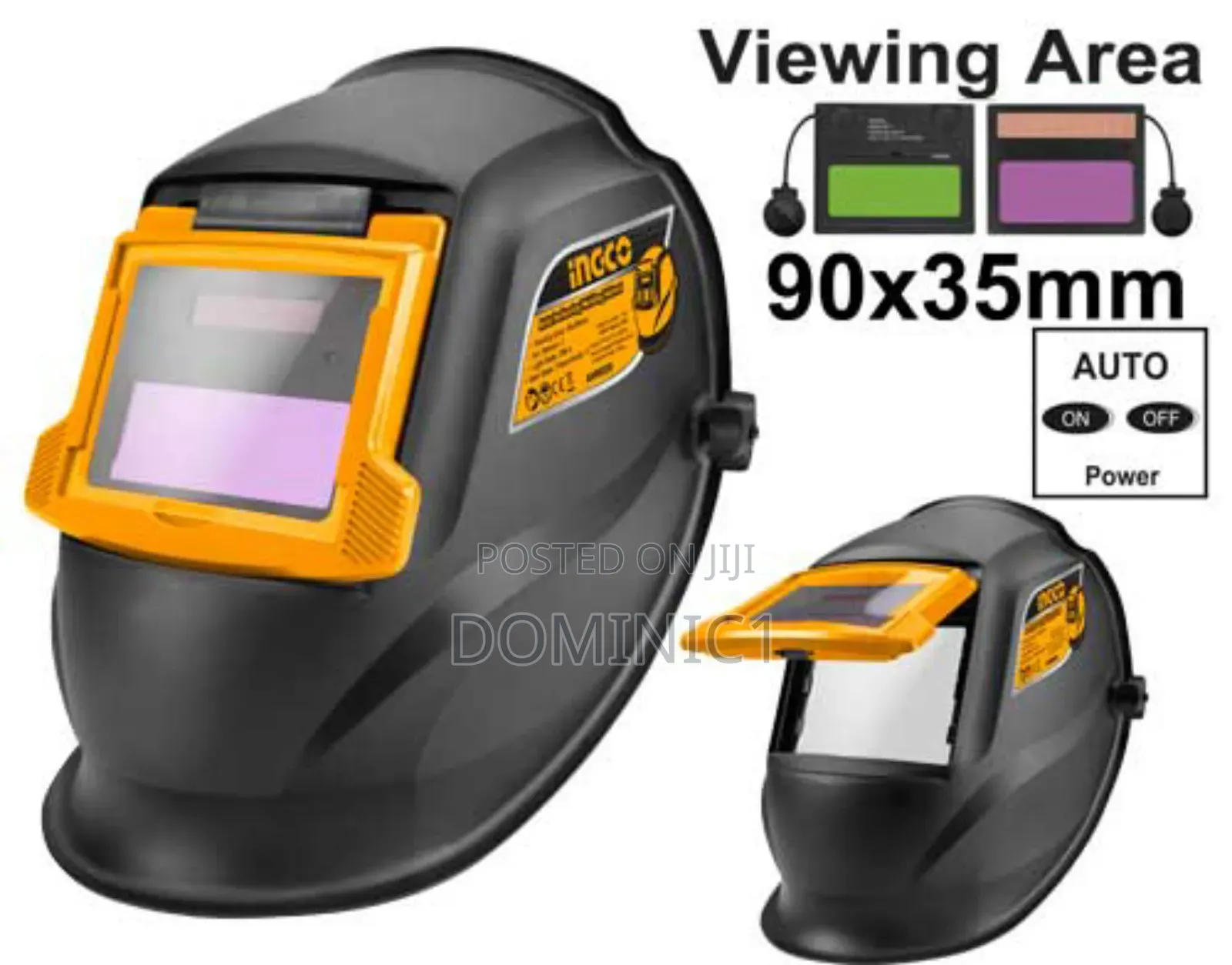 Ingco Auto-darkening Welding Helmet, A
