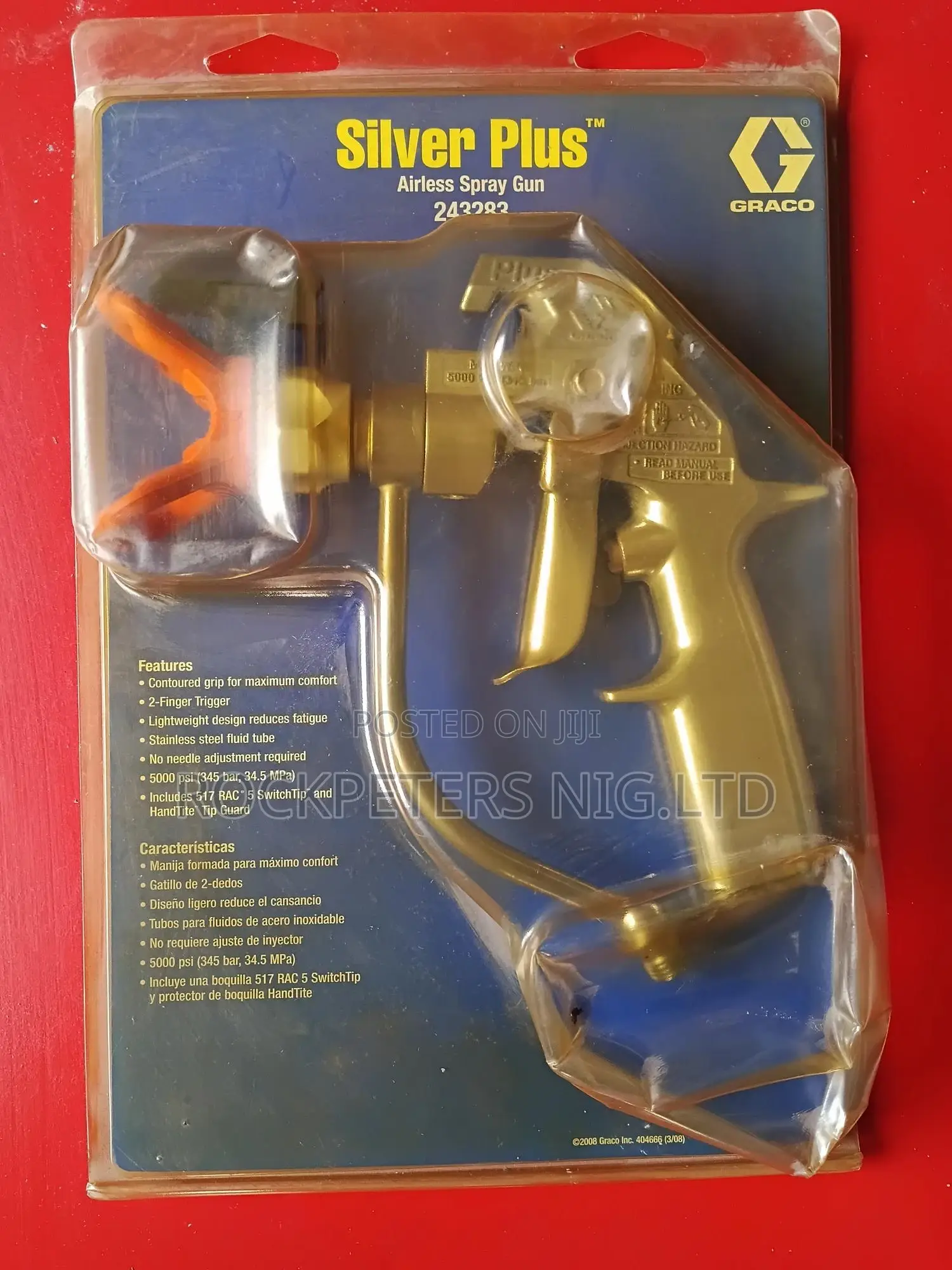 Graco 243283 Airless Spray Gun With Rac 5 517 Tip