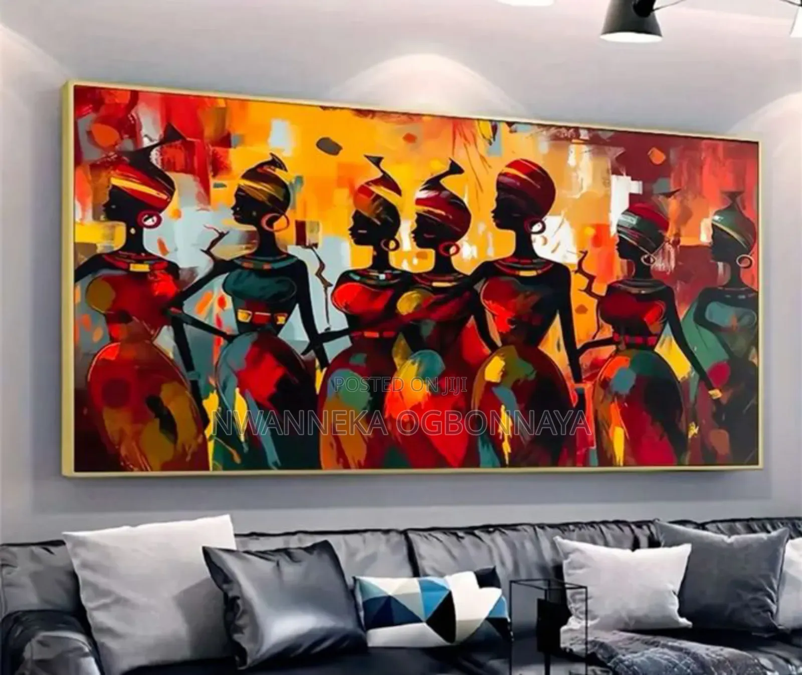 Modern Abstract Figure Art Canvas Printing