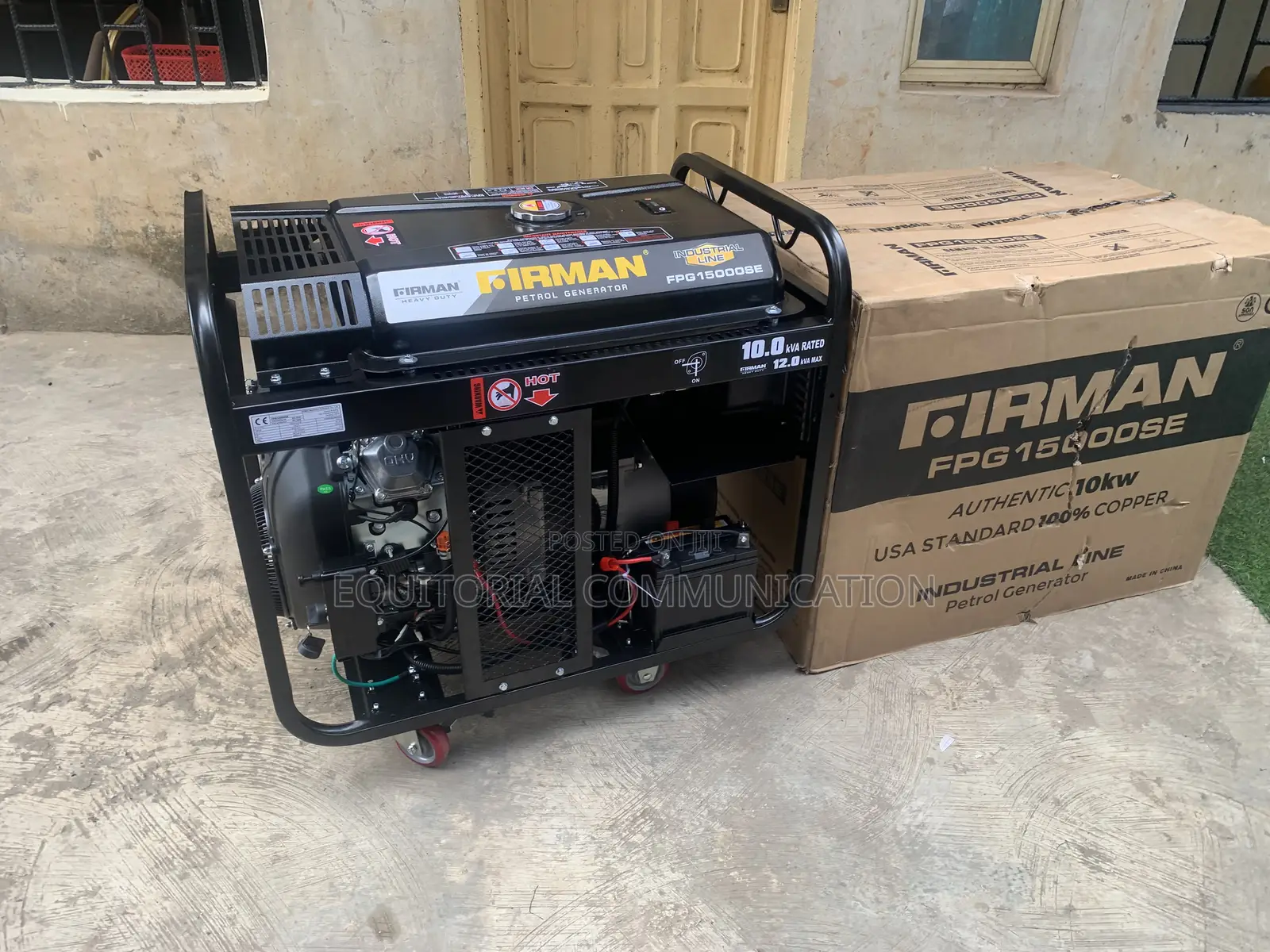 Firman Fpg15000se 15,000 Watt Silent Electric Start Generator
