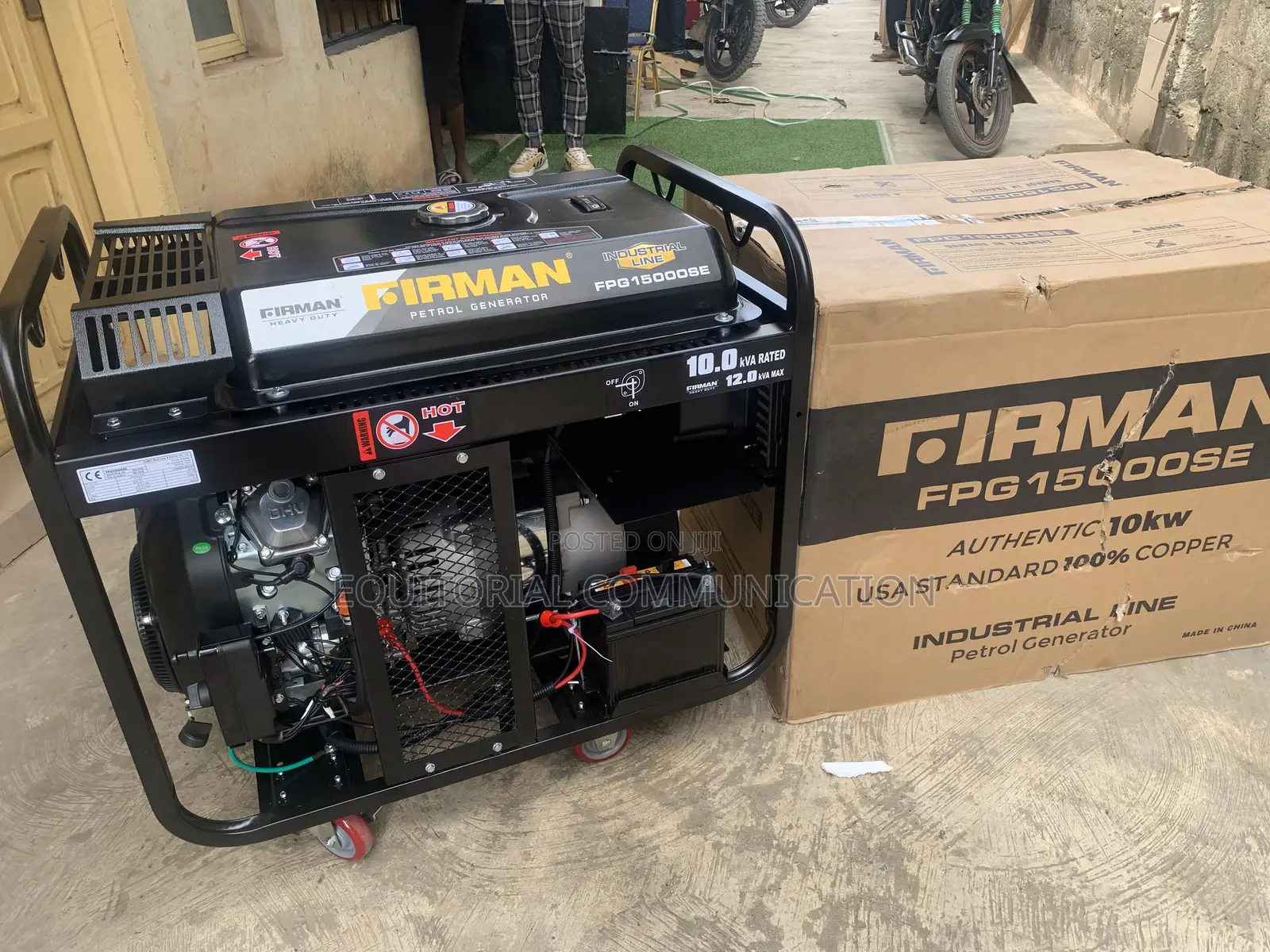 Firman Fpg15000se 15000w Electric Start Rv Generator