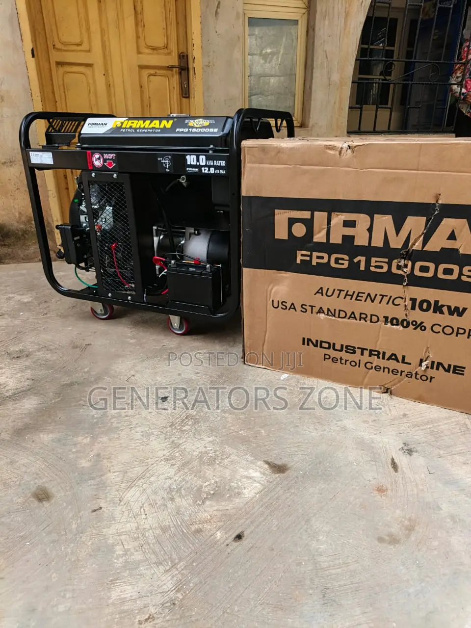 Firman 10kva Enclosed Soundproof Petrol Generator