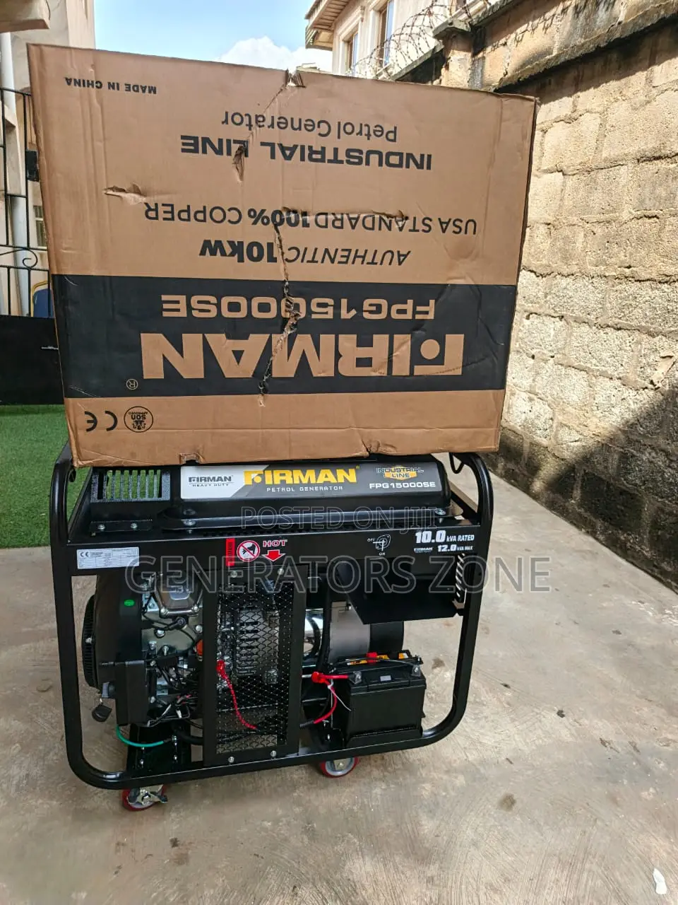Compact Soundproof Petrol Generator Firman Fpg15000se