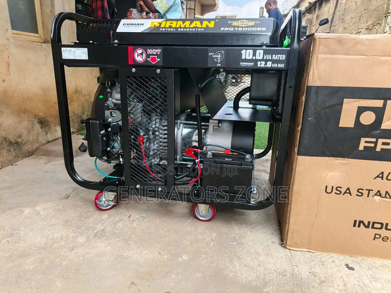 Quiet Running Firman Fpg15000se Petrol Generator 10kva