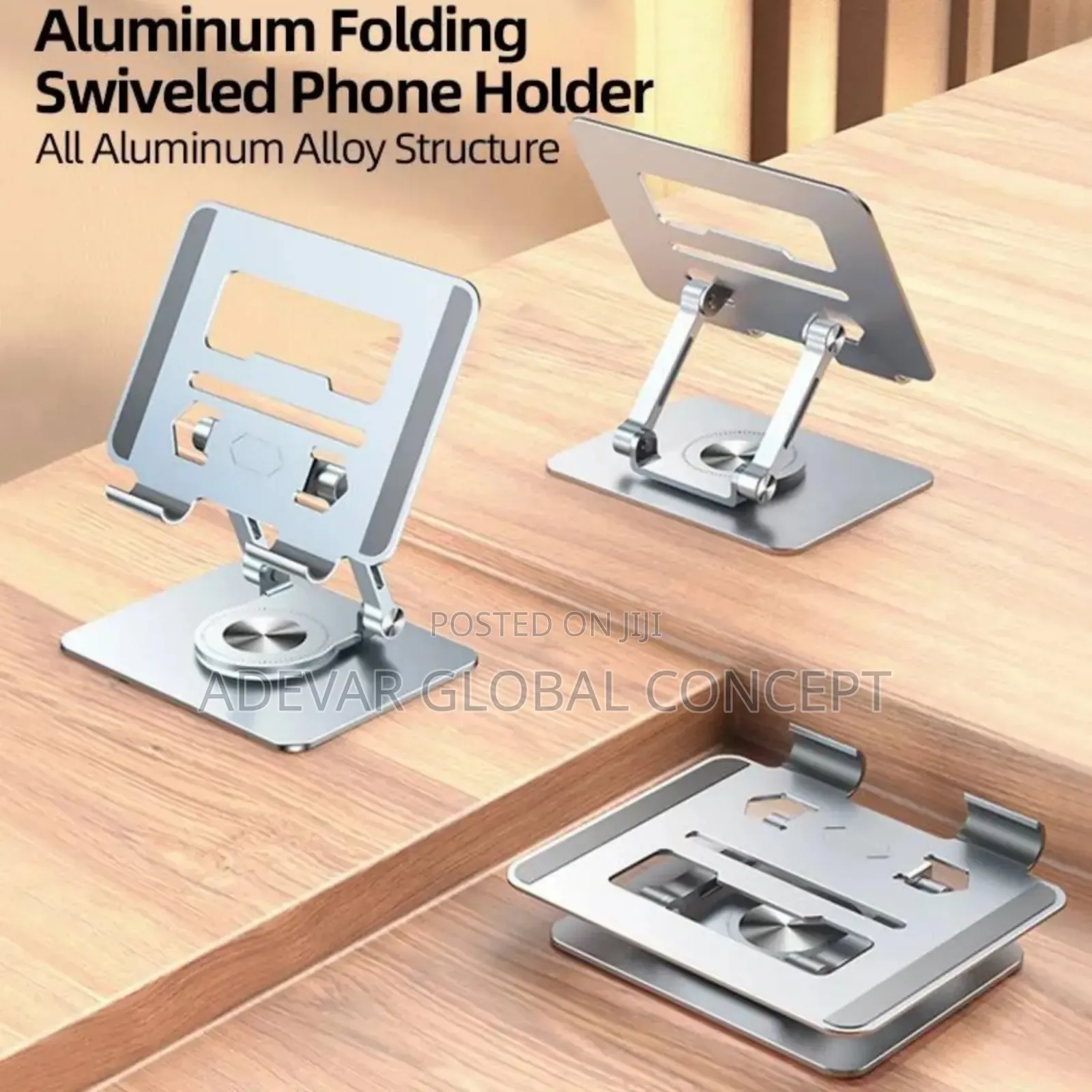 360° Rotatable Adjustable Laptop Stand Phone Tablet Metal Holder