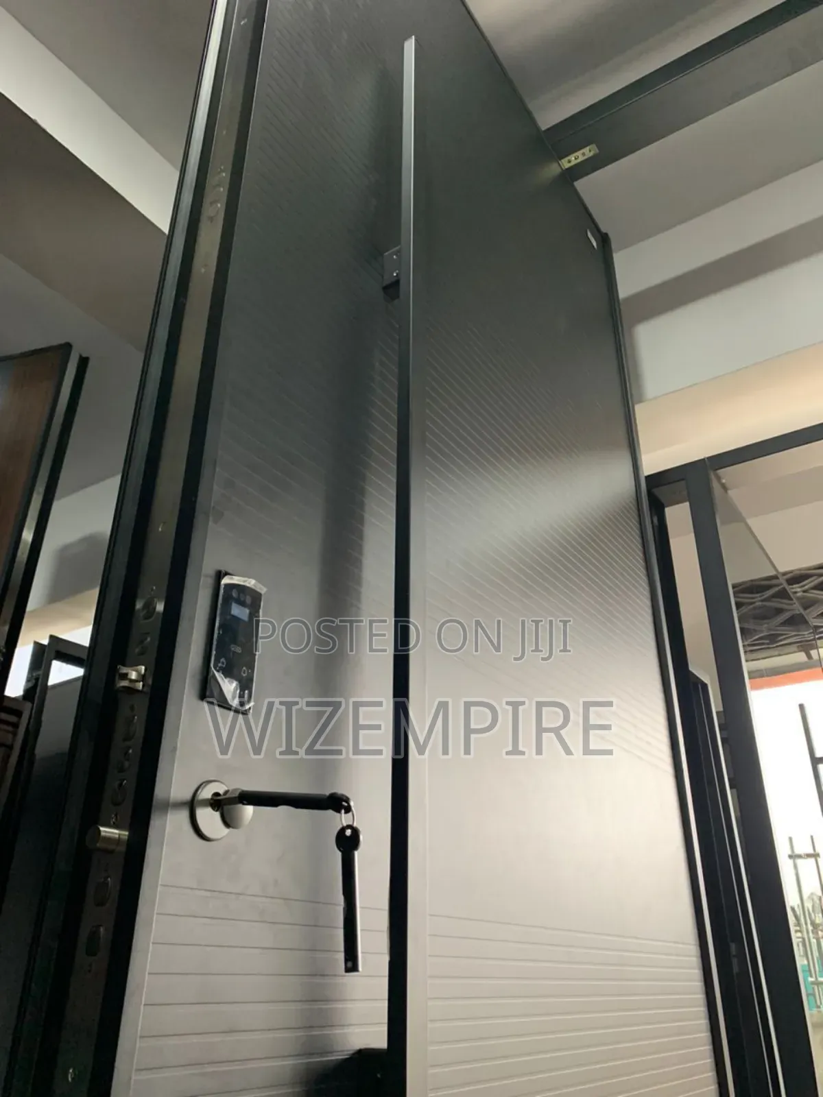 4feet by 10feet Turkey Pivot Door With Full Screen and Smart Lock