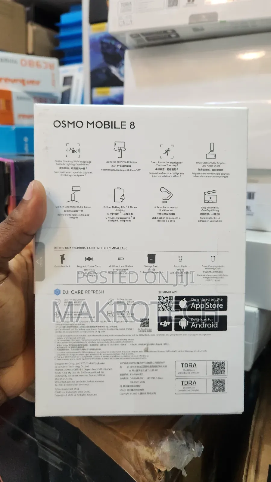 Dji Osmo Mobile 8 Gimbal Stabilizer for Phone, Native Tracking
