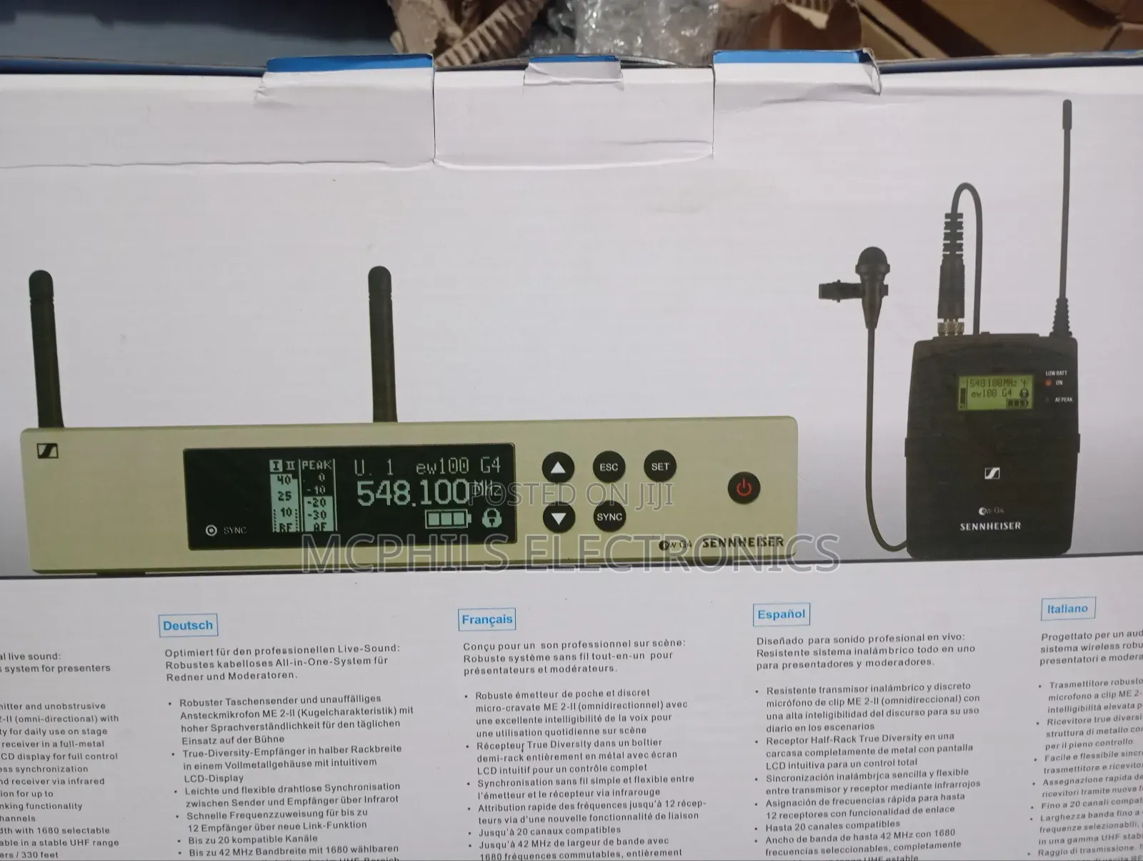 Sennheiser Ew-100 G4 Wireless Microphone