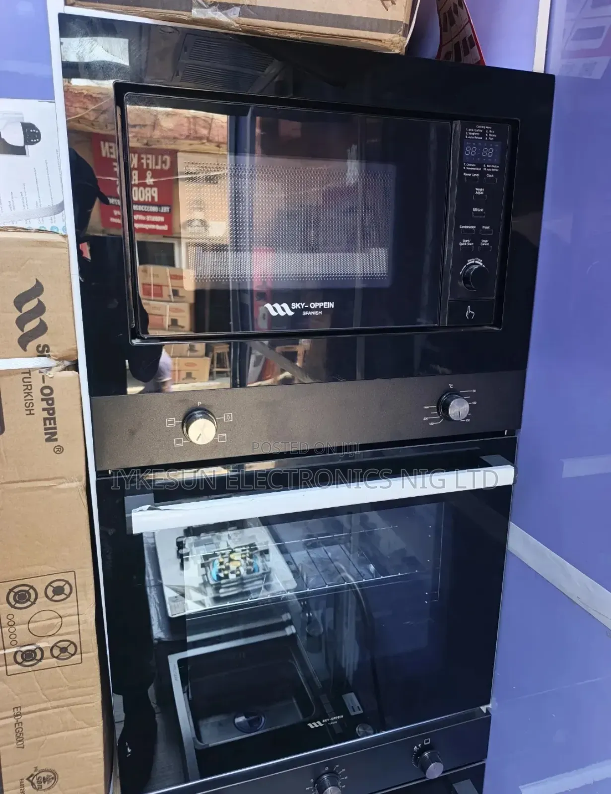 Original Quality Sky-Oppein Inbuilt Gas Ele Oven Inbuilt Microwave