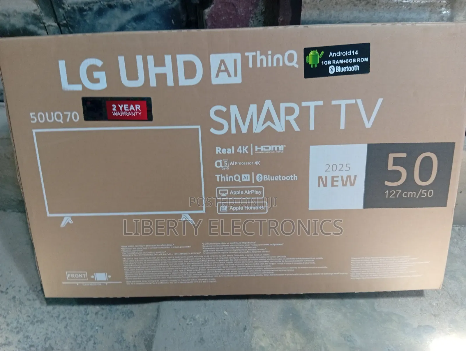 X Lg 50 Inches Smart Tv Uq70