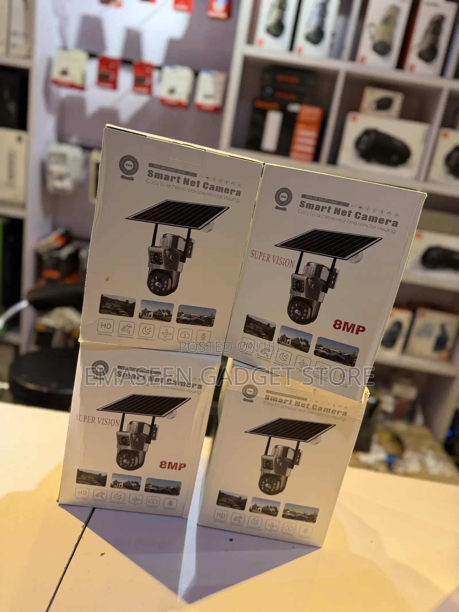 Dual Solar CCTV Camera