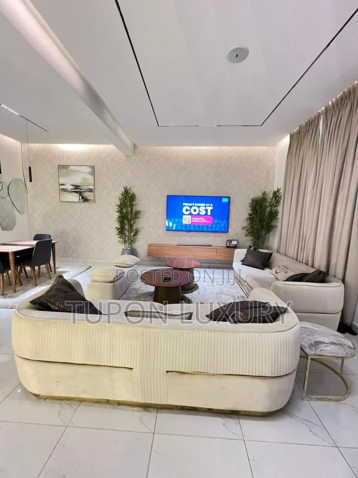 3/4 Bedroom Duplex With Pool, Gym, Snooker Etc