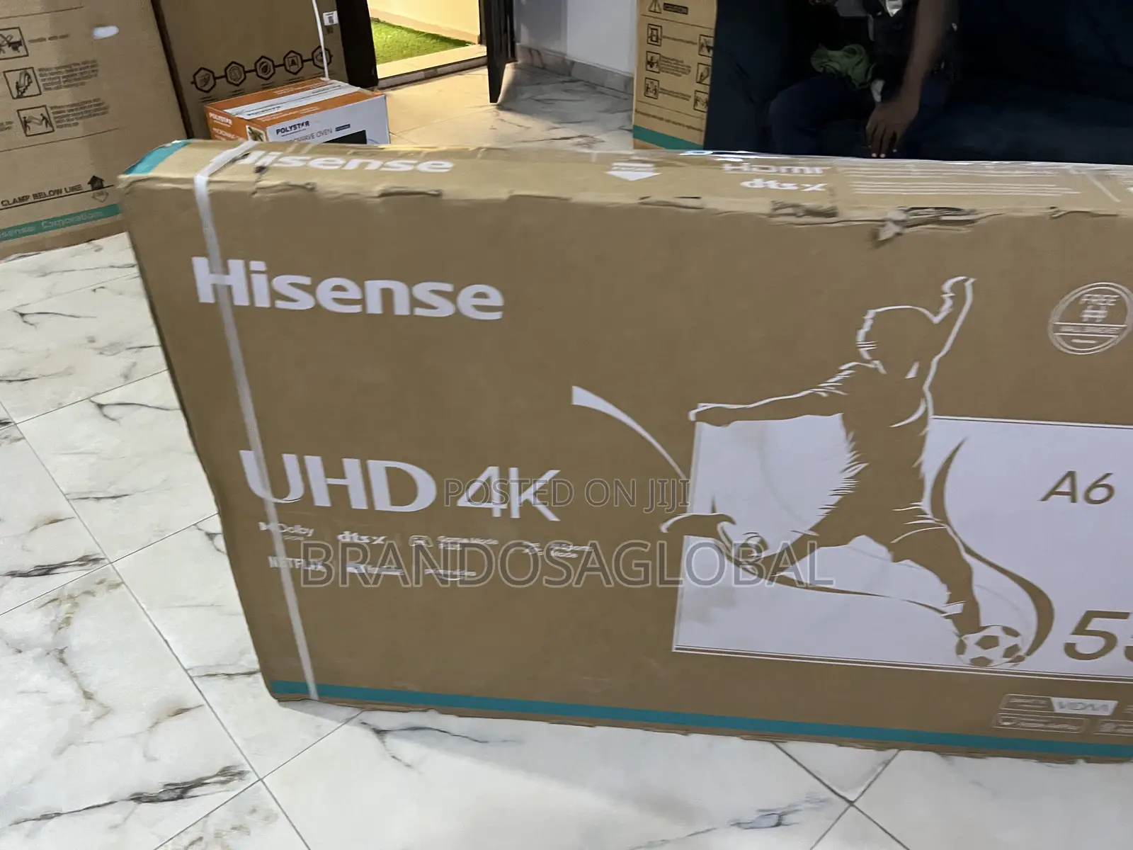 Brand New Hisense 55 Inch Uhd Smart Tv 55a6k