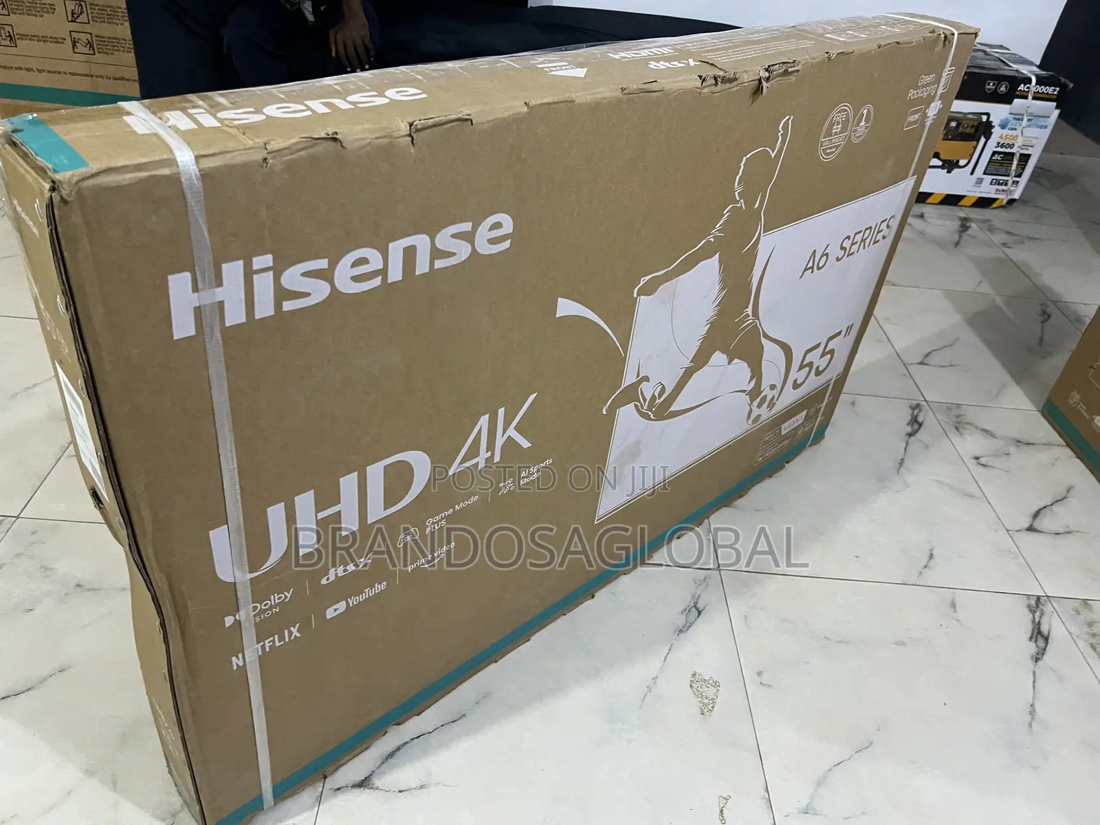 Brand New Hisense 55 Inch Uhd Smart Tv 55a6k