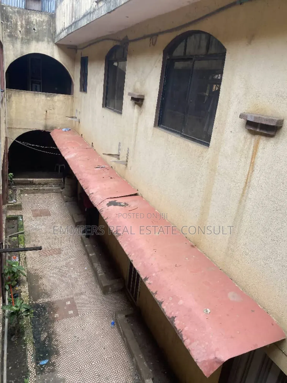 A Commercial Complex Building Facing The Road At Egbeda, Lagos.