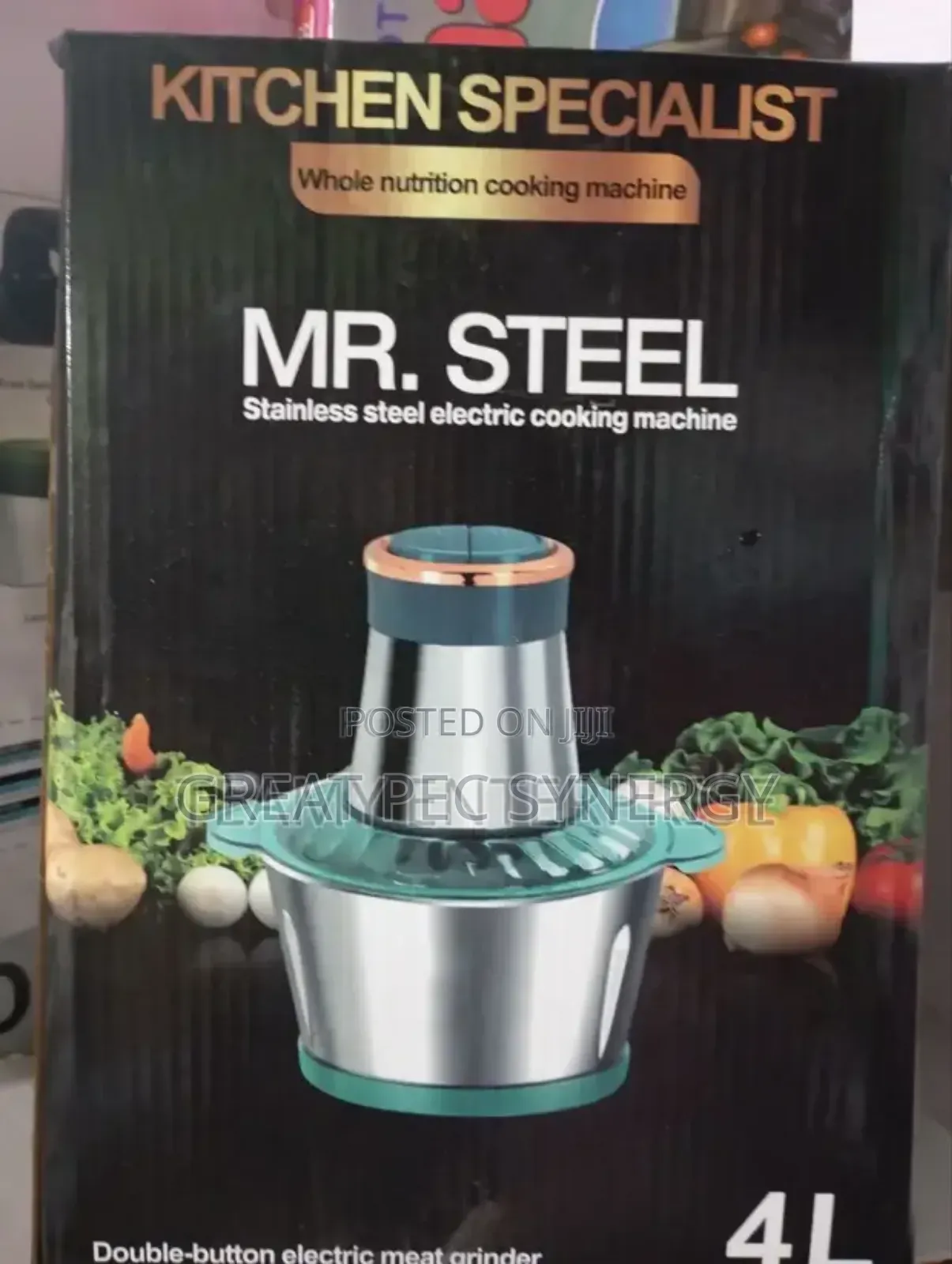 4l Mr Steel Stainless Steel Electric Cooking Machine