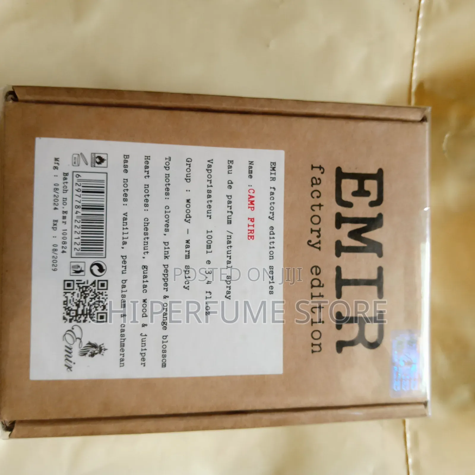 Paris Corner Emir Factory Edition Camp Fire Edp 100ml