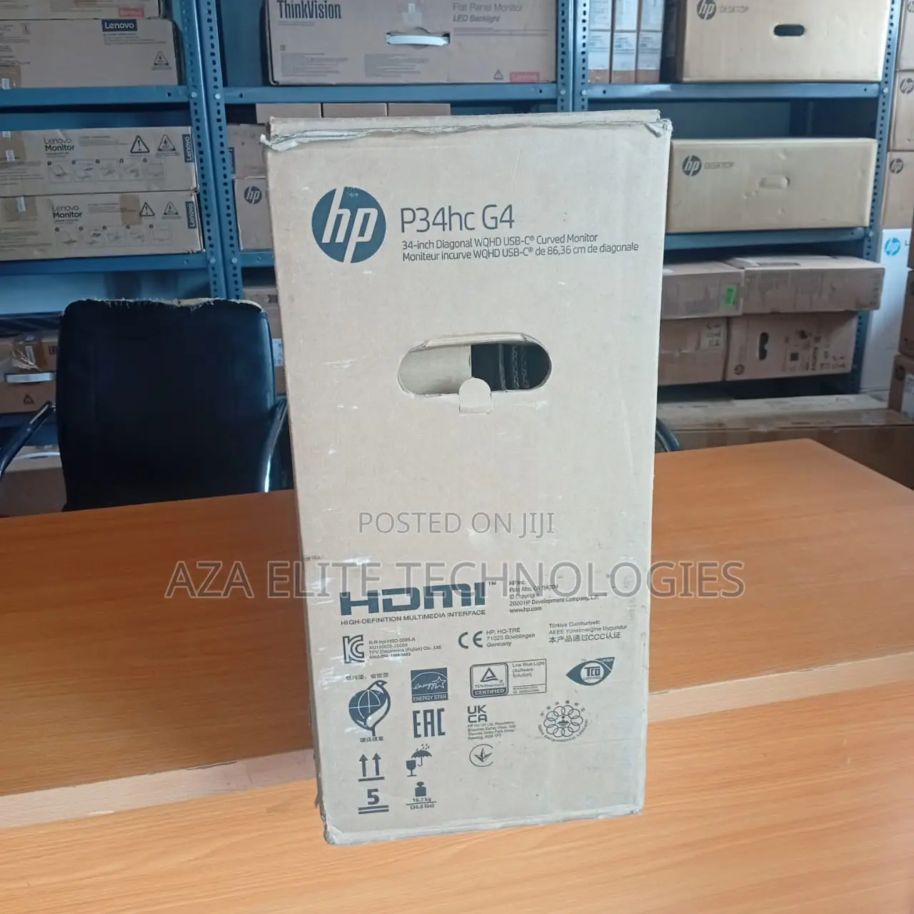 Hp P34hc G4 WQHD Usb-C Curved Monitor
