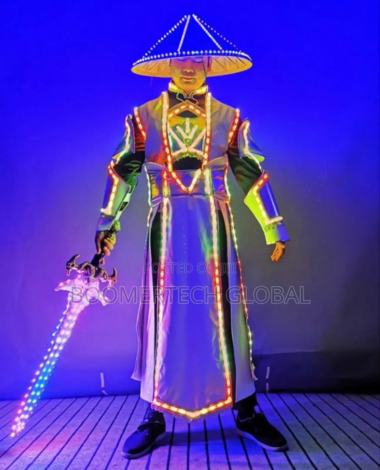 Led Luminous Warrior Costume/Carrier