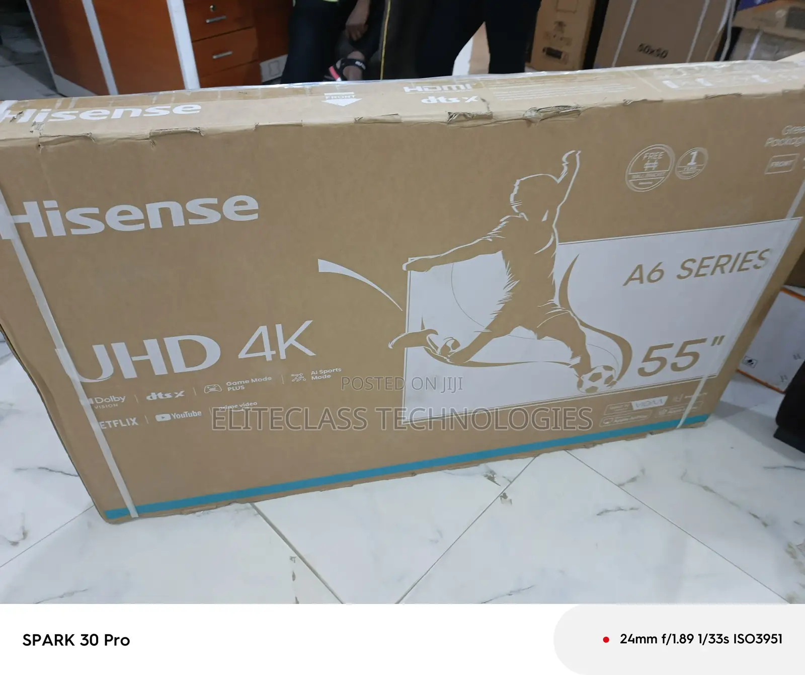 Dynamic Vision Hisense 55 Inches Smart Tv