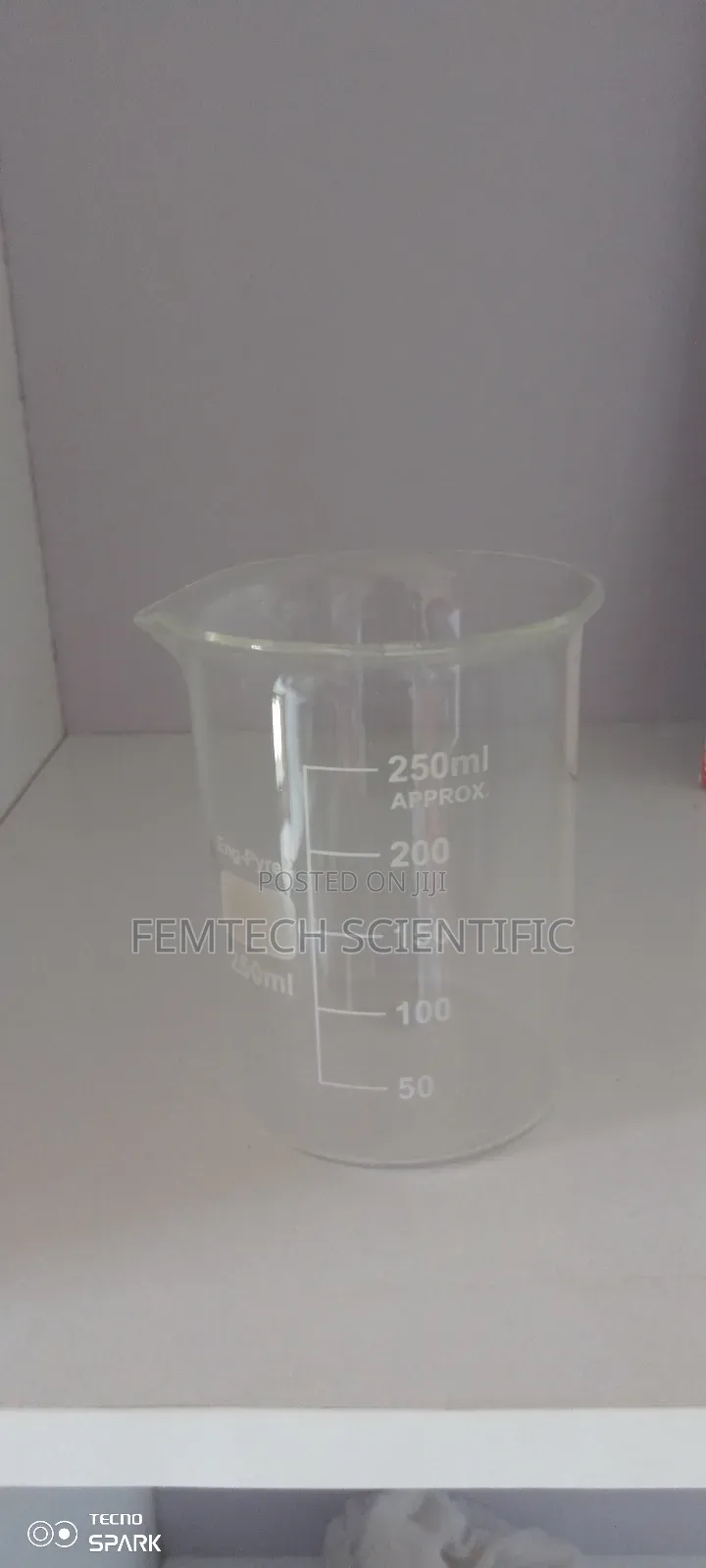 Glass Beaker 250ml