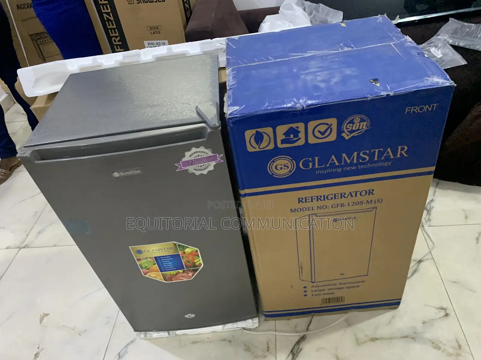 Glamstar 90 L Single-Door Fridge With Lock Key