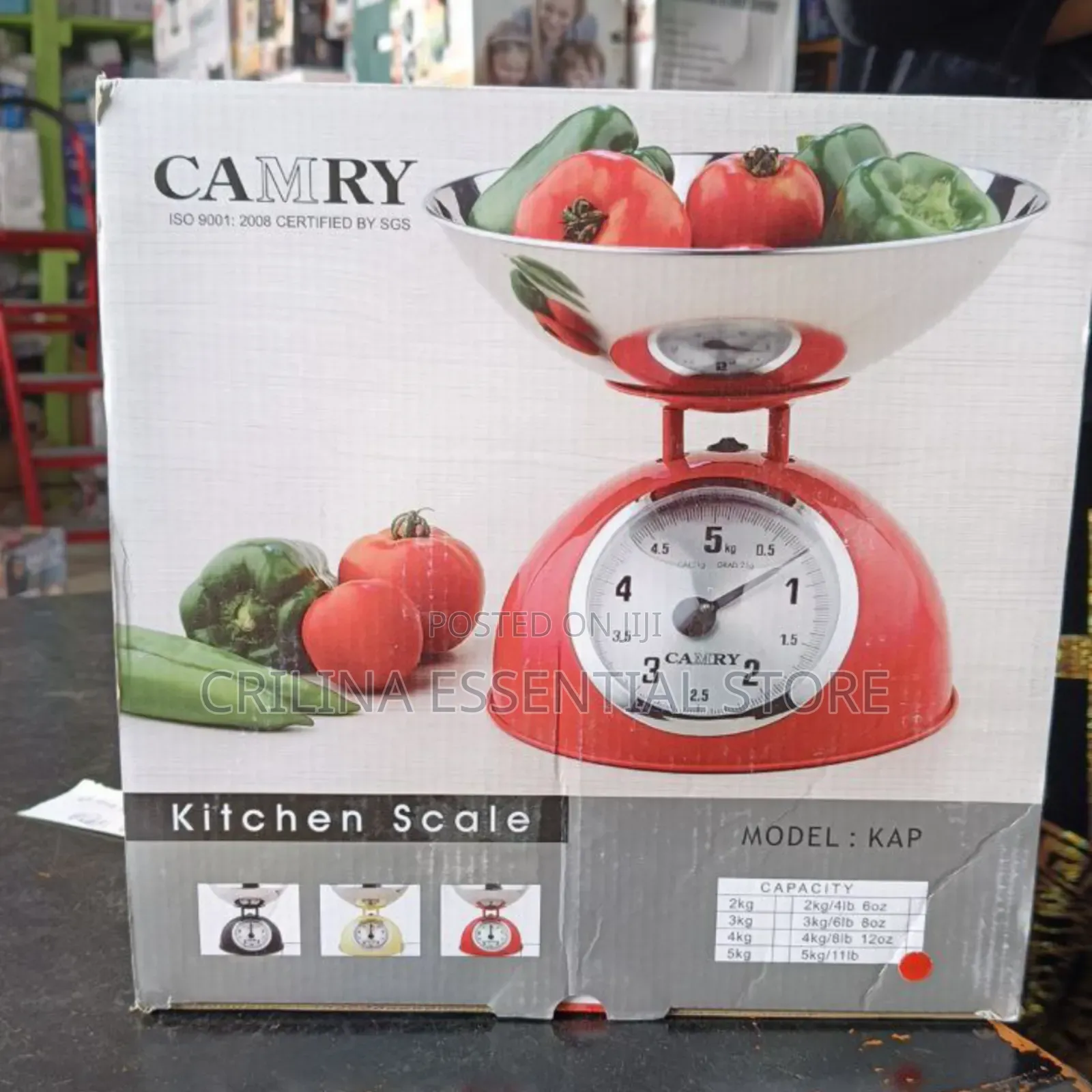 Camry Kitchen Scale 5kg Capacity -high Accuracy