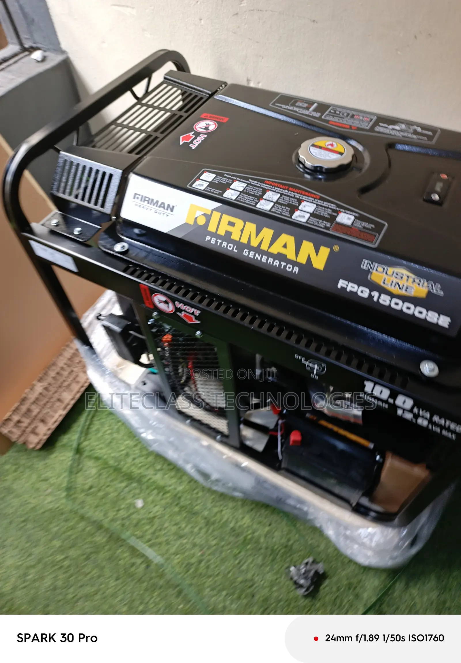 High Grade Firman 10kva Electric Start Generator