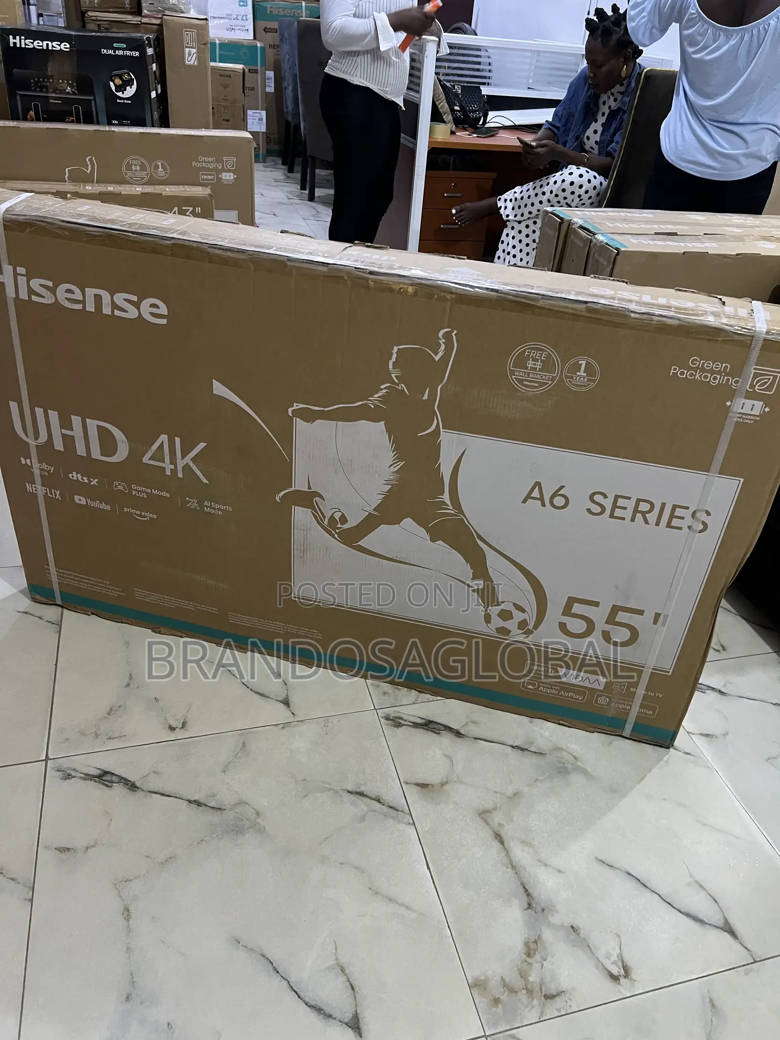 Hisense 55a6k 55 Inch – Uhd Smart Led Tv With Remote Control