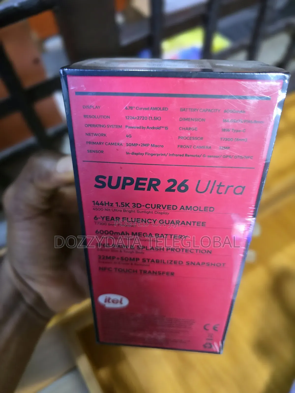 New Itel S26 Ultra 128 GB
