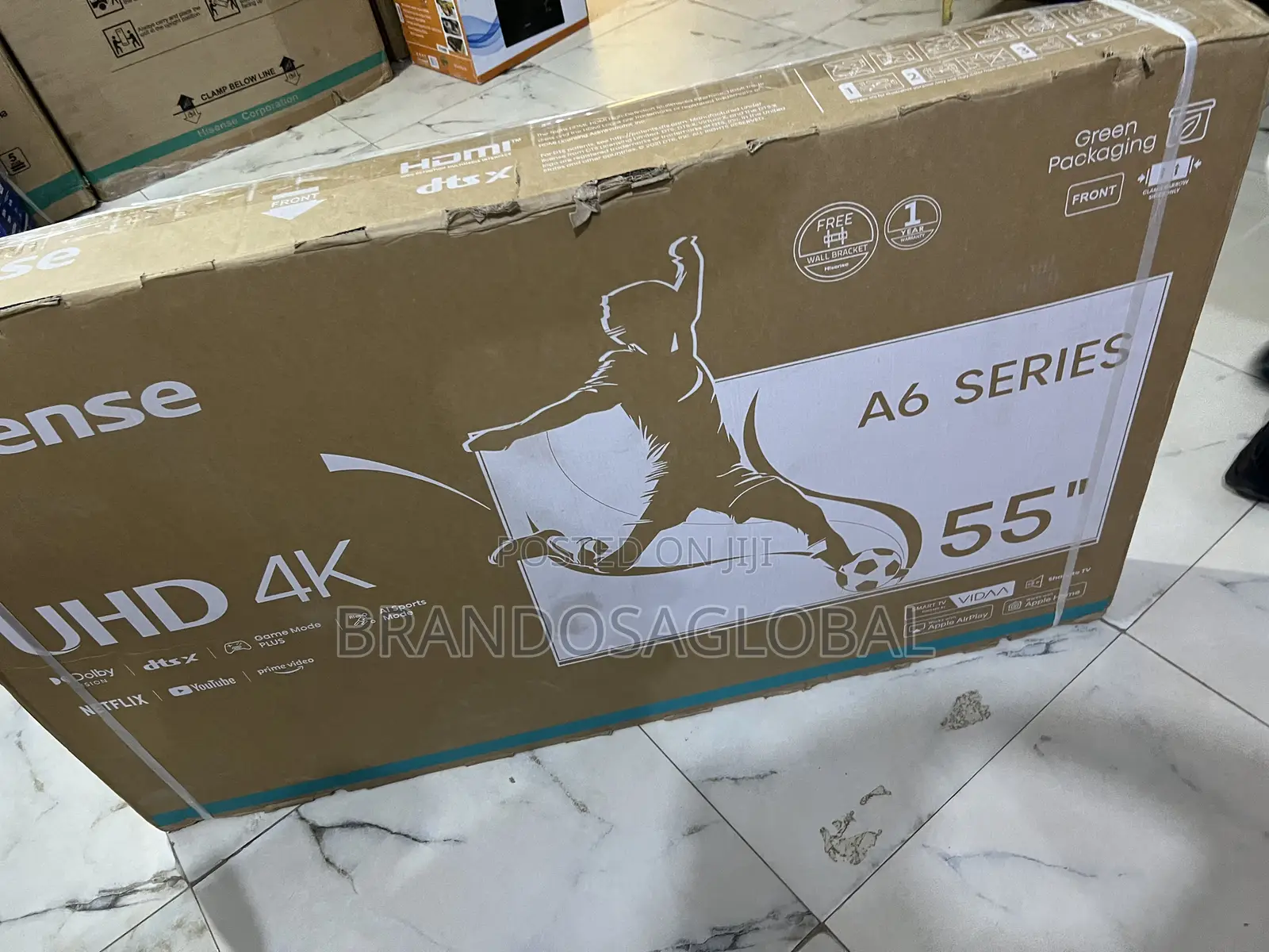 Hisense 55a6k 55” Uhd Smart Tv – Crystal Motion Clarity