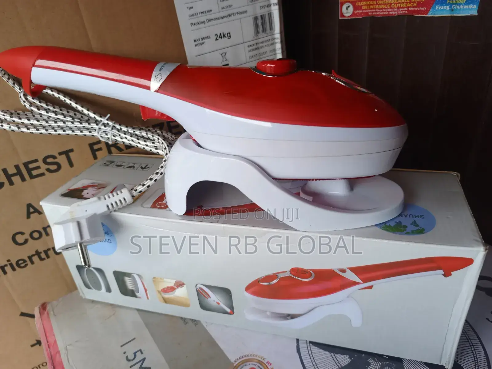 Steam Ironing Brush / Portable Garment Steamer