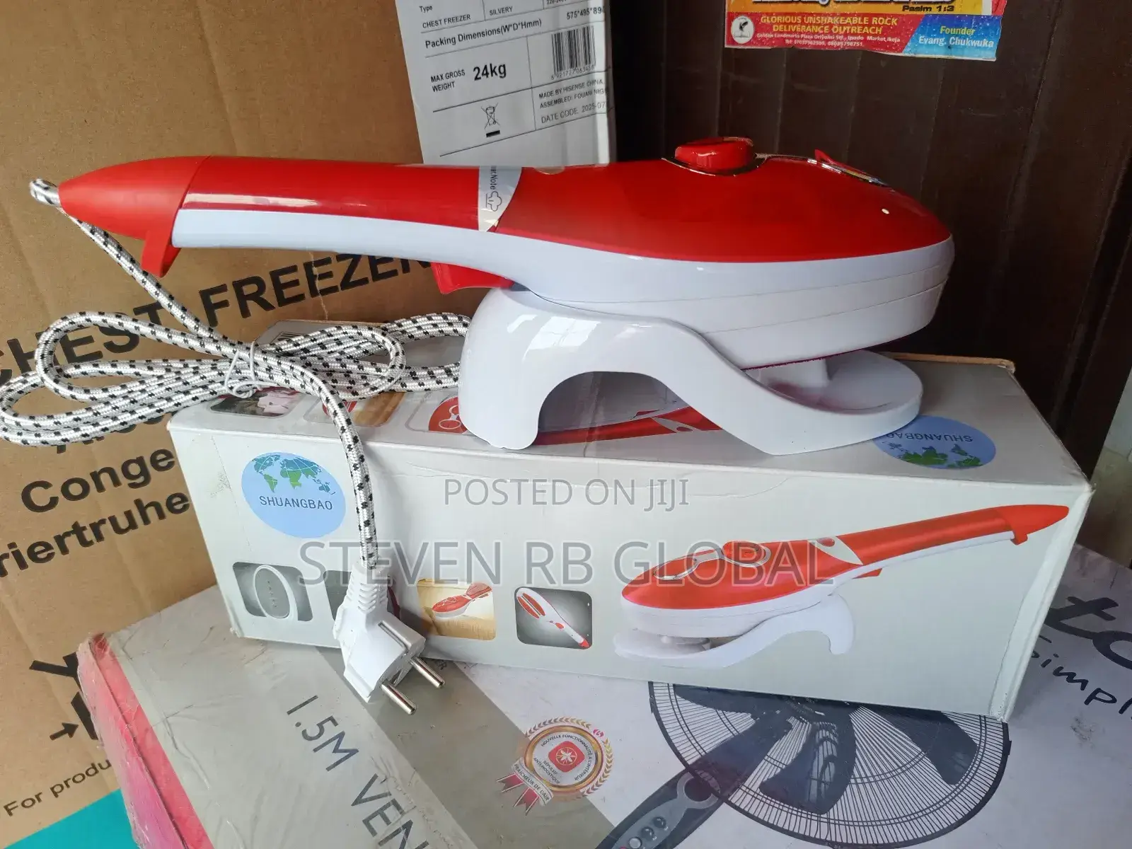 Steam Ironing Brush / Portable Garment Steamer