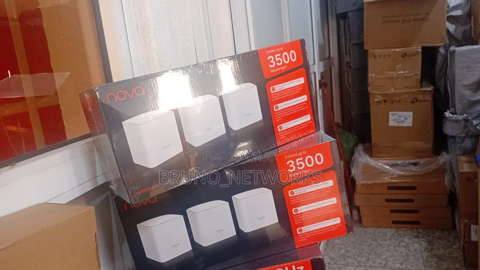 Tenda Nova Ac1200 (3 in 1) || Whole Home Mesh Wifi System Mw5g(3-Pack)