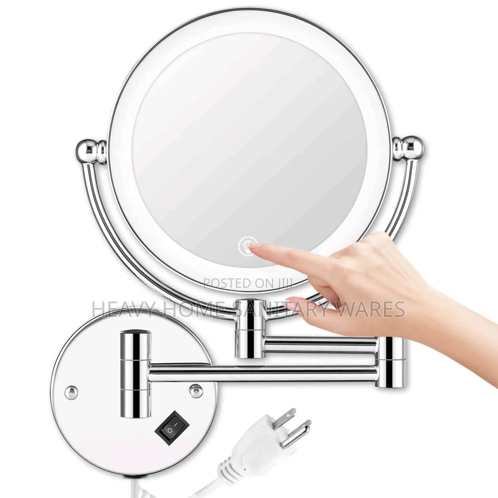 Makeup and Magnifying Mirror With Lights